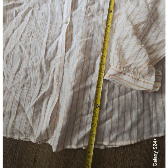 Passport Beige Striped Casual Shirt - Picture 4 of 9